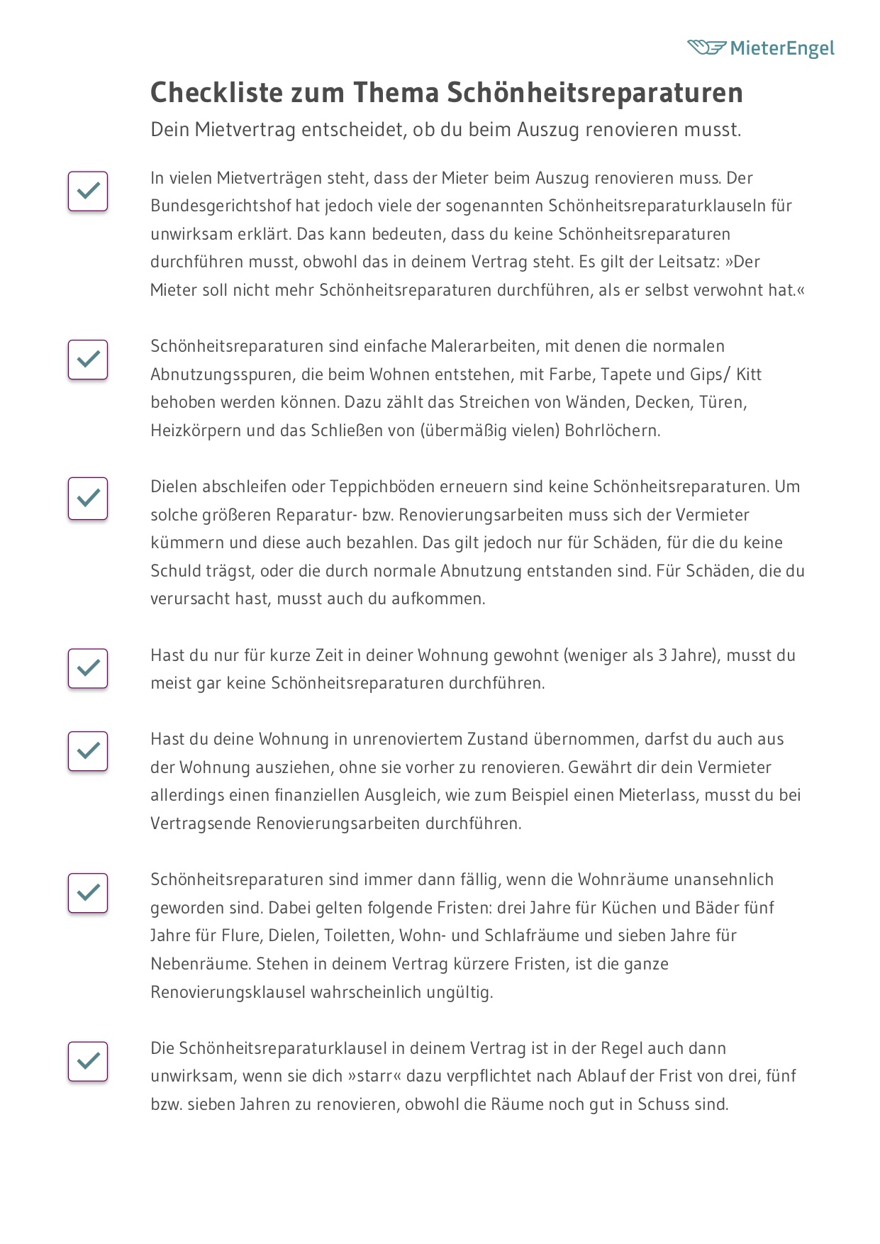 Astounding Ideas Of Mietvertrag Küche Reparatur Ideas | Dragsar